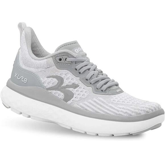 Gravity Defyer XLR8 Knit Low Top Running Sneaker Gray/White Women's Size 10 - Picture 1 of 11